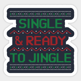 Ready to Jingle Ugly Sweater Sticker